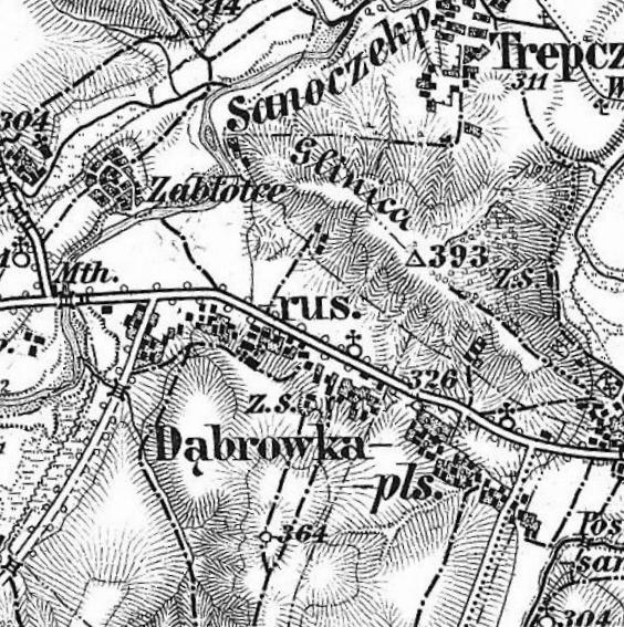Wikipedia, 1887 in Sanok, Glinice (hill), Maps of Dbrwka (Sanok), Maps of Posada Sanocka, Maps of 