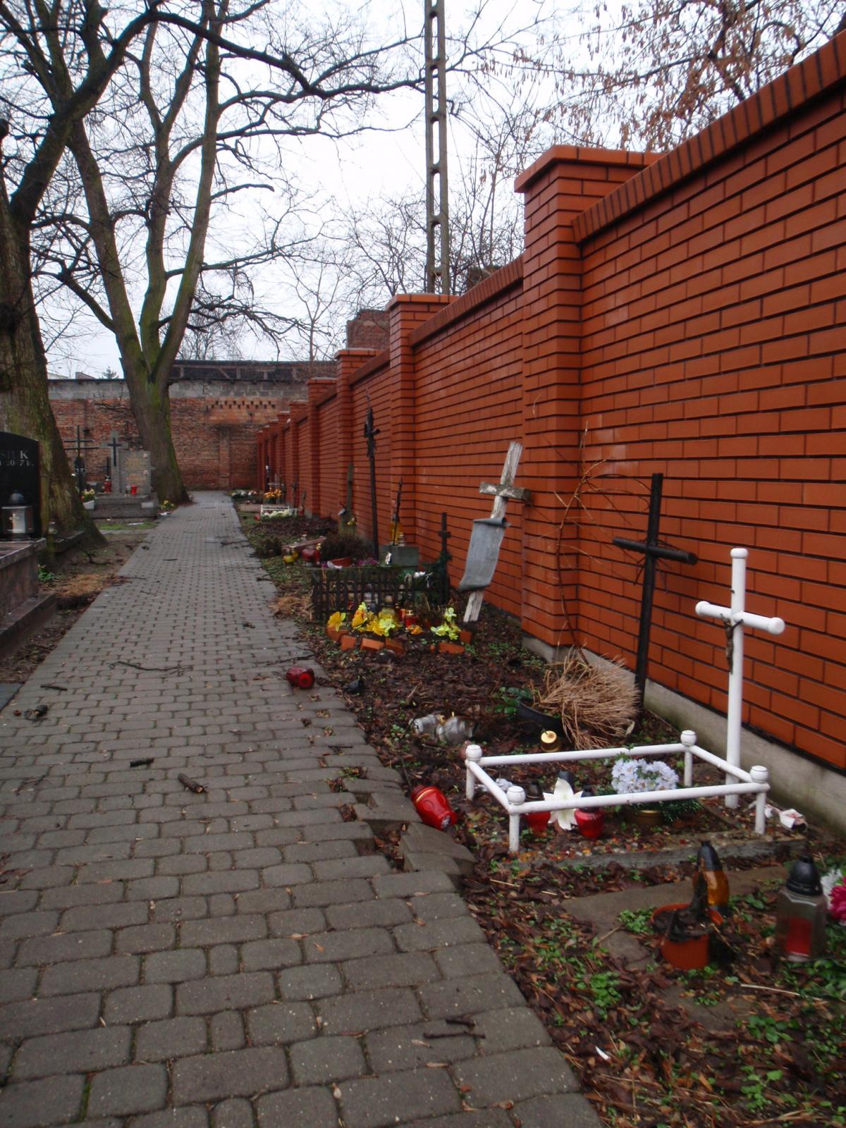 Wikipedia, Catholic cemetery in Piaseczno, Self-published work