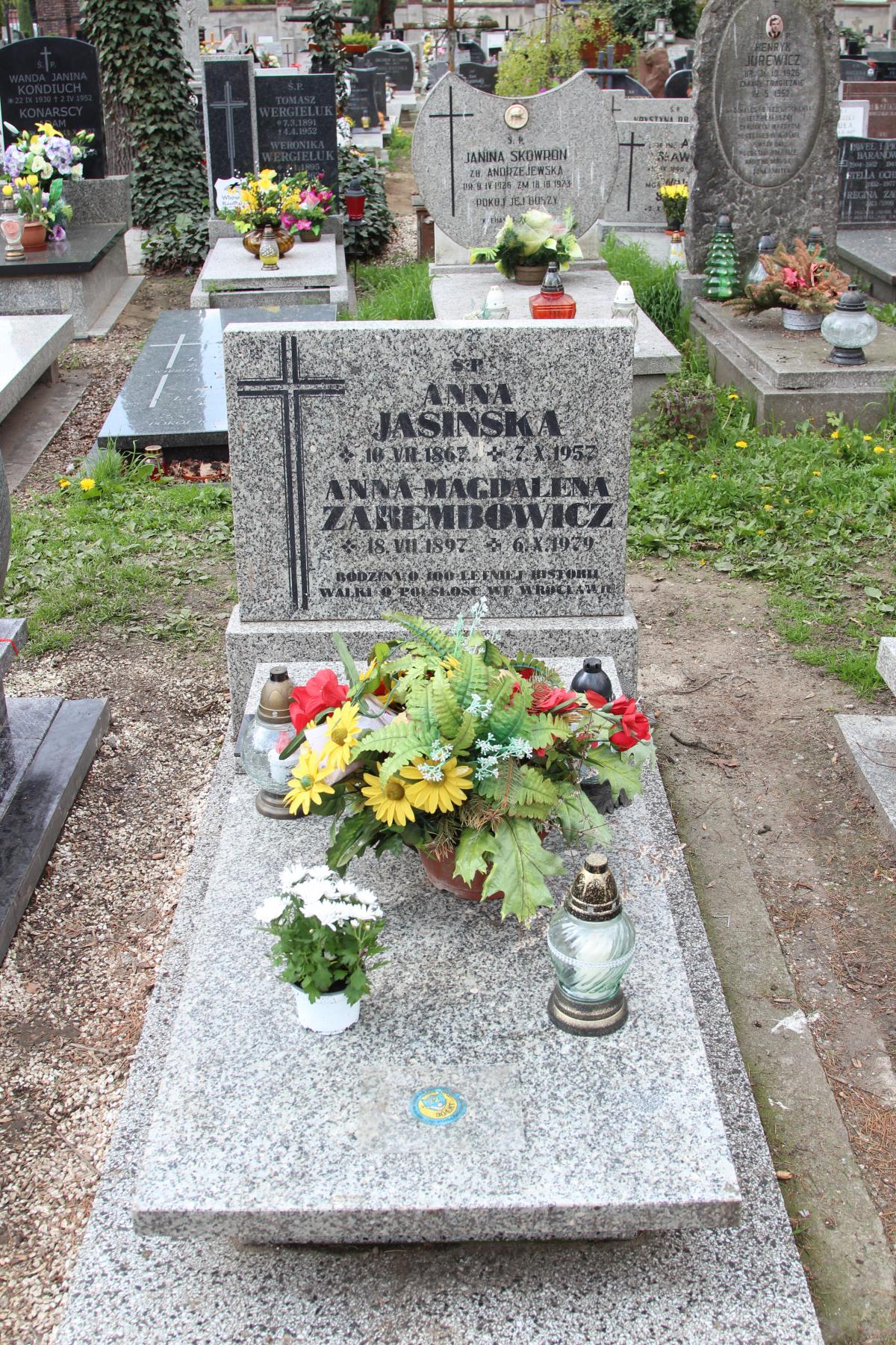 Wikipedia, Anna Jasiska, Laurentius Cemetery, Self-published work